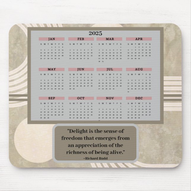 Mousepad Calendário e Bloco de Notas (Frente)