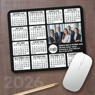 Mousepad Calendário - logotipo, foto-empresa