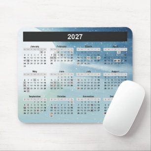 Mousepad Calendário Lua e Estrelas 2027