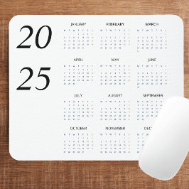 Mousepad Calendário Personalizado da Casa de Imagem de Past