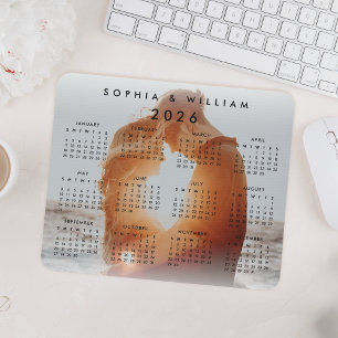 Mousepad Calendário Personalizado da Família Foto 2022