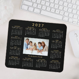 Mousepad Calendário Personalizado da Família Foto 2023