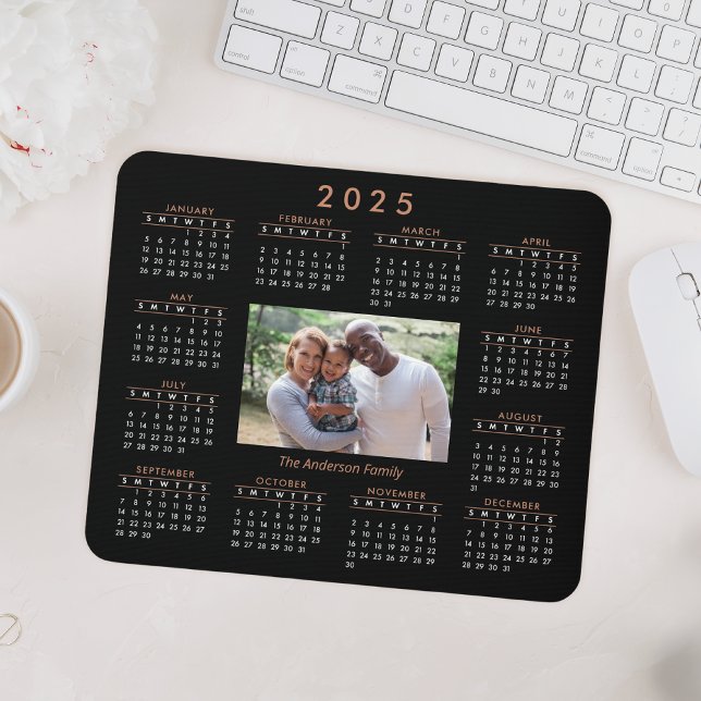 Mousepad Calendário Personalizado de Foto do Keepsasasaame  (Criador carregado)