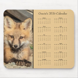 Mousepad Calendário personalizável para o ano inteiro de 20