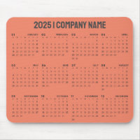 Calendário Simples 2025 Nome da Empresa | Qualquer