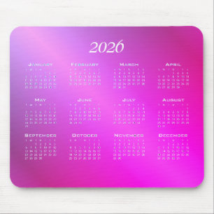 Mousepad Calendário verde azul-claro-verde-azul-habitante