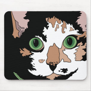Mousepad Calico Cat