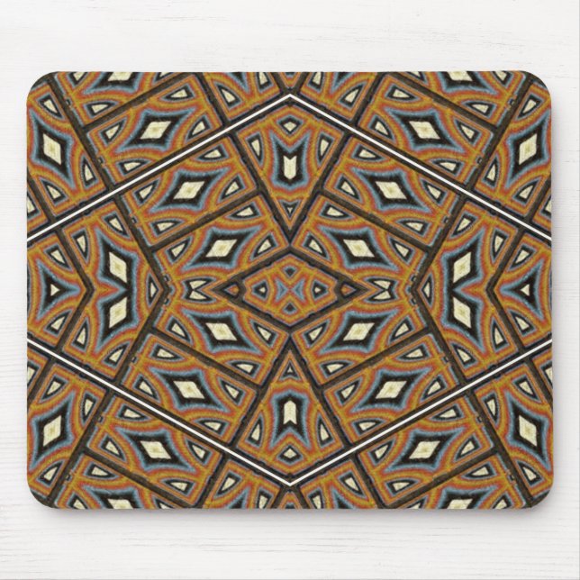 Mousepad Calidoscópio de Tijolos Africanos (Frente)