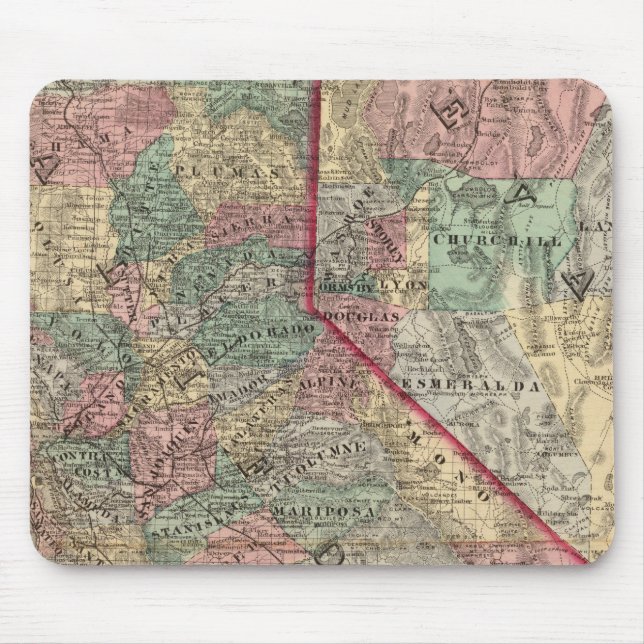 Mousepad Califórnia, Nevada 2 (Frente)