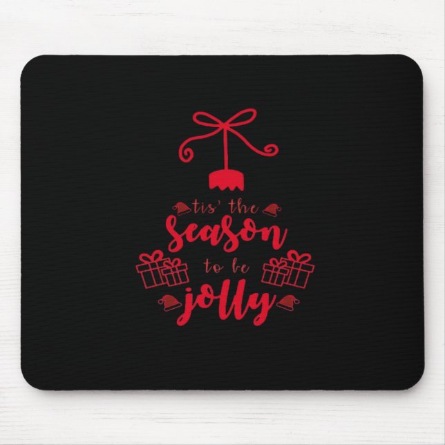 Mousepad Caligrafia de Natal - Esta é a estação (Frente)