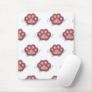 Mousepad Caligrafia "MEOW" - Gatinho Adorável