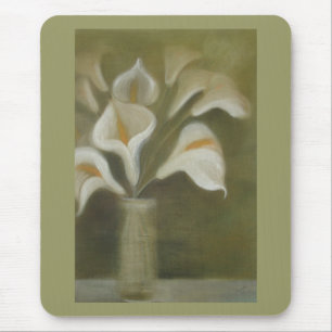 Mousepad Calla Corta Flores Em Vaso Artístico-Vazio