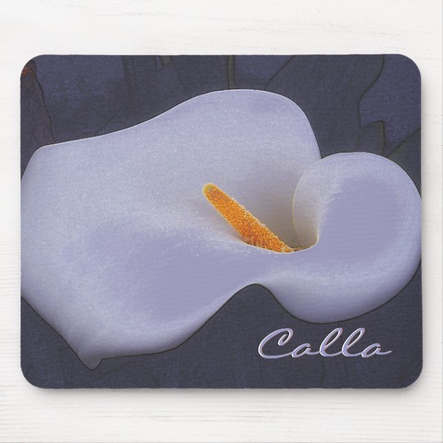 Mousepad Calla Lily Illustration (Frente)
