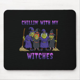Mousepad Calma Com As Minhas Bruxas Diversão De Halloween