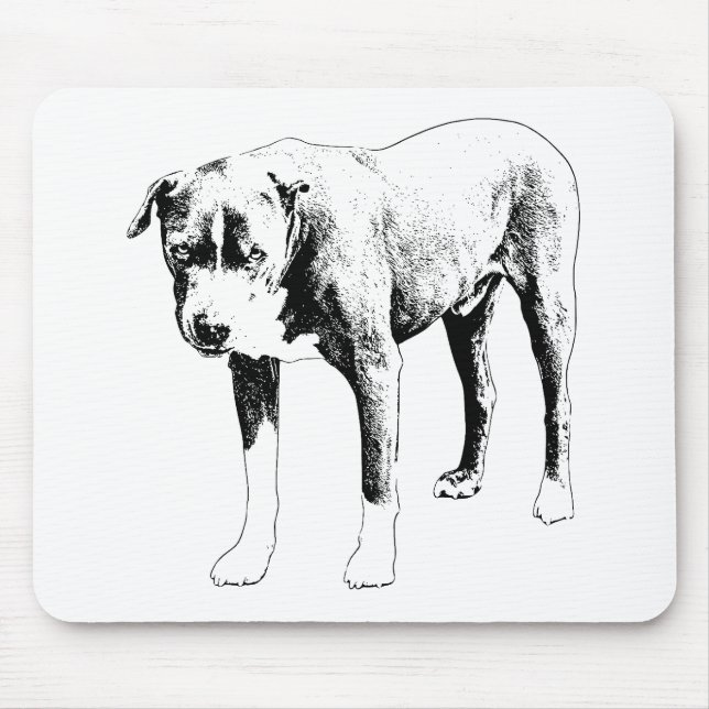 Mousepad Calma da mesa, foco no inverno (Frente)