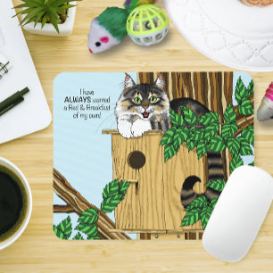 Mousepad Cama e café da manhã