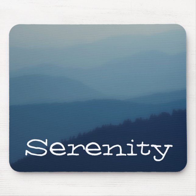 Mousepad Camadas Azuis (Frente)