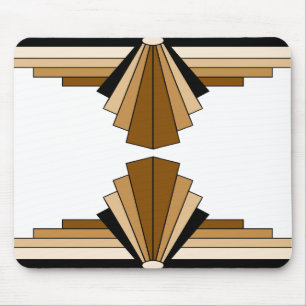 Mousepad Camadas do art deco em Tan