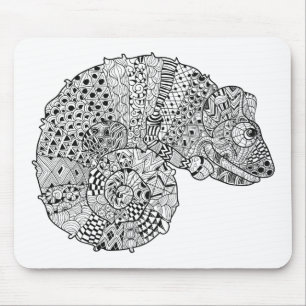 Mousepad Camaleão inspirado 2