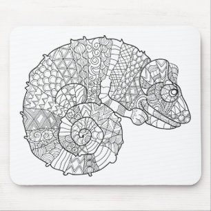 Mousepad Camaleão Zendoodle
