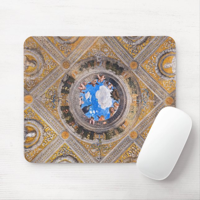Mousepad Câmara Bridal, teto de Andrea Mantegna (Com mouse)