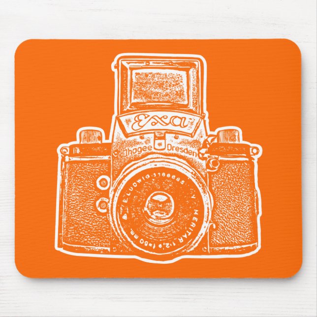 Mousepad Câmara Giant East German - Laranja e branca (Frente)