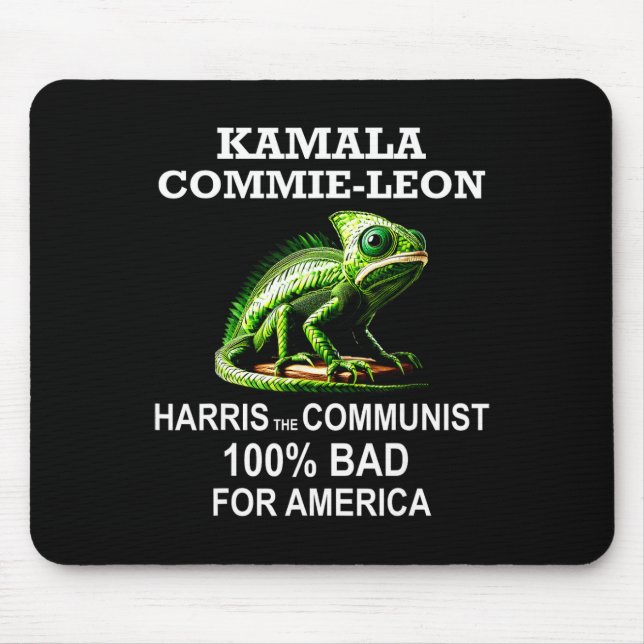 Mousepad Camarada Kamala Commie Leon Comunista Ha (Frente)