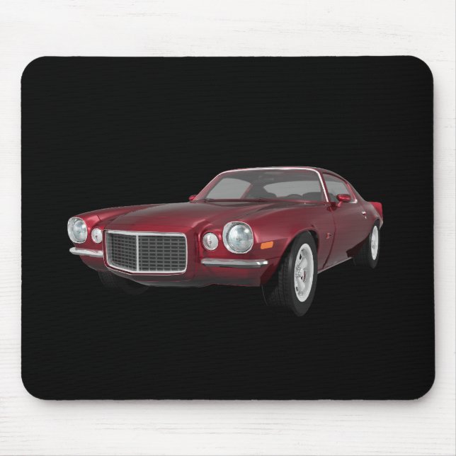 Mousepad Camaro 1972: Carro do músculo: Os doces Apple (Frente)