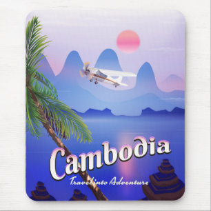 Mousepad Camboja 'Viagem em aventura'