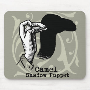 Mousepad Camel Hand Puppet Shadow Games