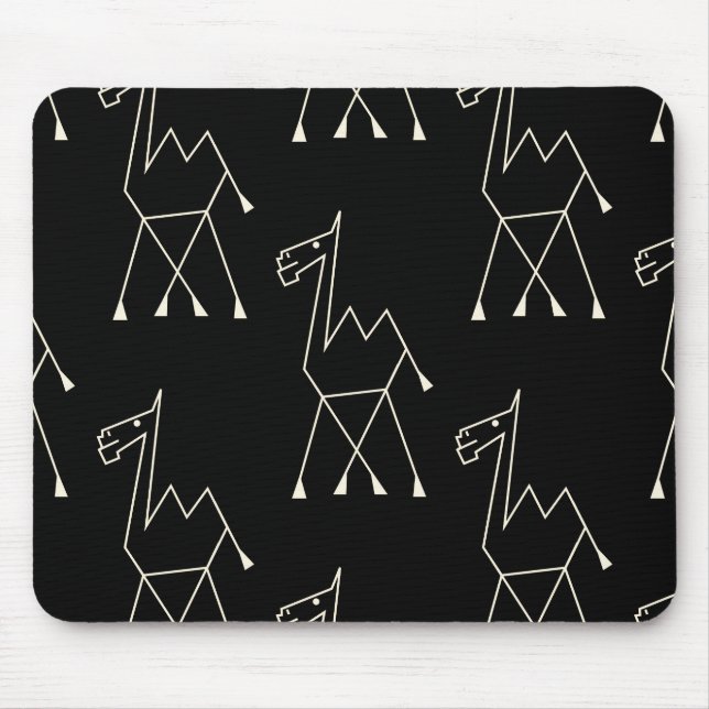Mousepad Camelo, proteção do mouse preto (Frente)