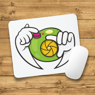 Mousepad Câmera de desenho animado