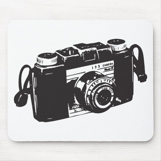 Mousepad Câmera velha (Frente)