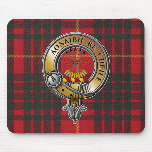 Mousepad Cameron Tartan & Crachá (Frente)