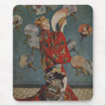 Mousepad Camille Monet em fantasia japonesa por Claude Mone<br><div class="desc">La Japonaise, Camille in Japonês Costume (1876), de Claude Monet, é uma pintura de arte impressionista vintage que apresenta a esposa do artista, Camille Monet, vestindo uma peruca loira e vestida em um quimono japonês tradicional e segurando um fã. Sobre o artista: Claude Monet (1840-1926) foi o fundador do movimento...</div>