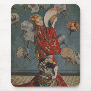 Mousepad Camille Monet em japonês - Figurino de Claude Mon
