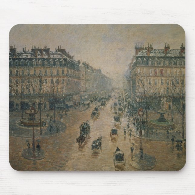 Mousepad Camille Pissarro | Avenida de L'Opera, Paris, 1898 (Frente)
