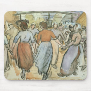 Mousepad Camille Pissarro o círculo, c.1884 (w/c no pape