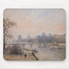 Mousepad Camille Pissarro - O Sena e o Louvre