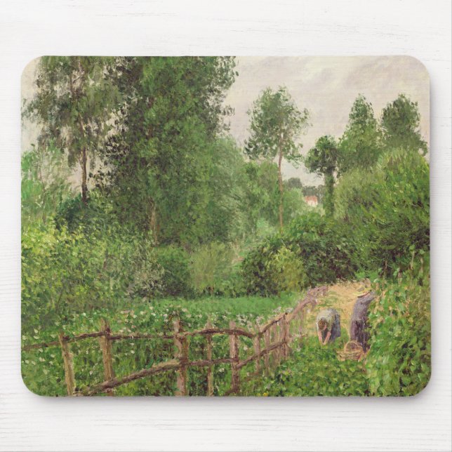 Mousepad Camille Pissarro | Paysage, gris dos temps um (Frente)