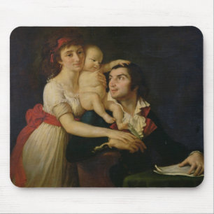 Mousepad Camilo Desmoulins sua esposa Lucile e seu