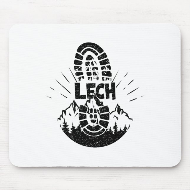 Mousepad Caminhante Lech Vorarlberg Áustria Férias  (Frente)