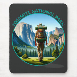 Mousepad Caminhante no parque nacional de Yosemite
