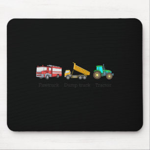 Mousepad Caminhão de bombeiros Caminhão basculante Trator S