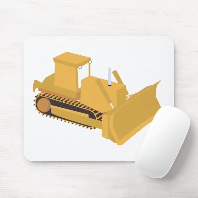 Mousepad Caminhão de Construção Bulldozer (Com mouse)