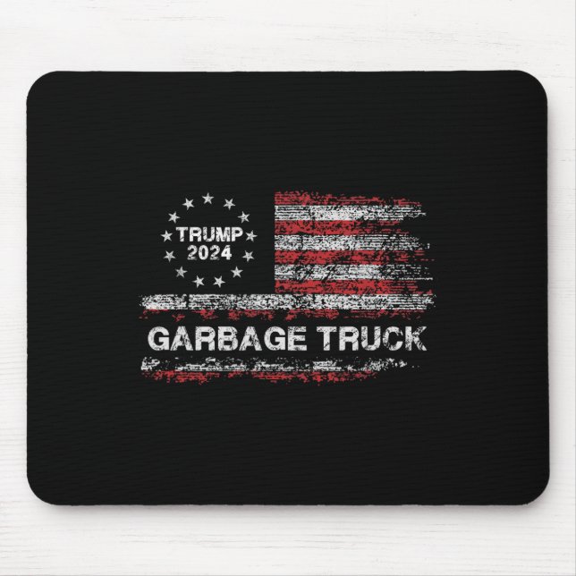 Mousepad Caminhão de lixo - Trump Supporter Garbage Trump 2 (Frente)