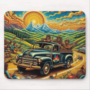 Mousepad Caminhão de Morto Grata - Viagem Rodoviária Com So
