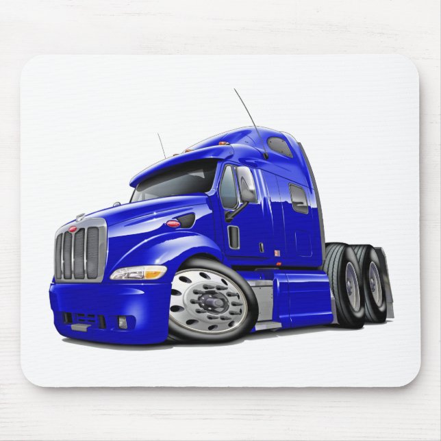 Mousepad Caminhão do azul de Peterbilt (Frente)