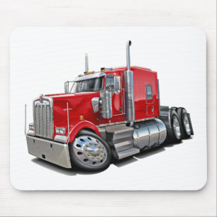 Mousepad Caminhão do vermelho de Kenworth w900