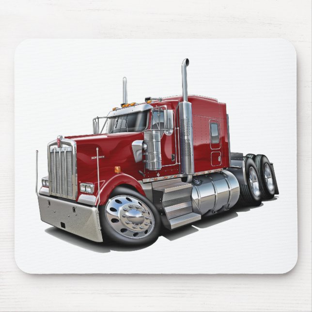Mousepad Caminhão marrom de Kenworth w900 (Frente)